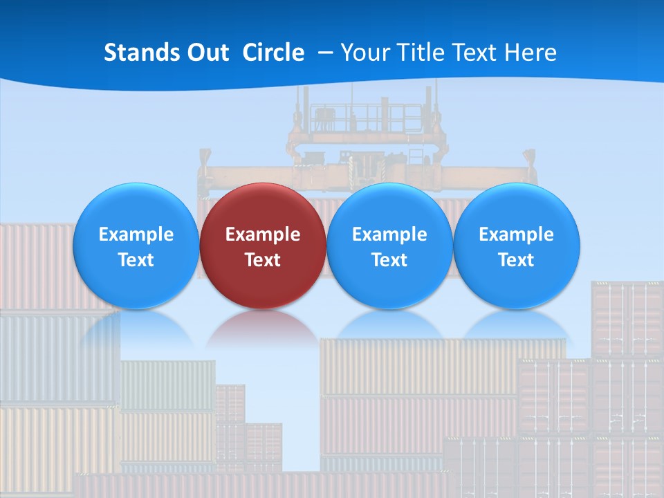 Cargo Crane Logistics PowerPoint Template