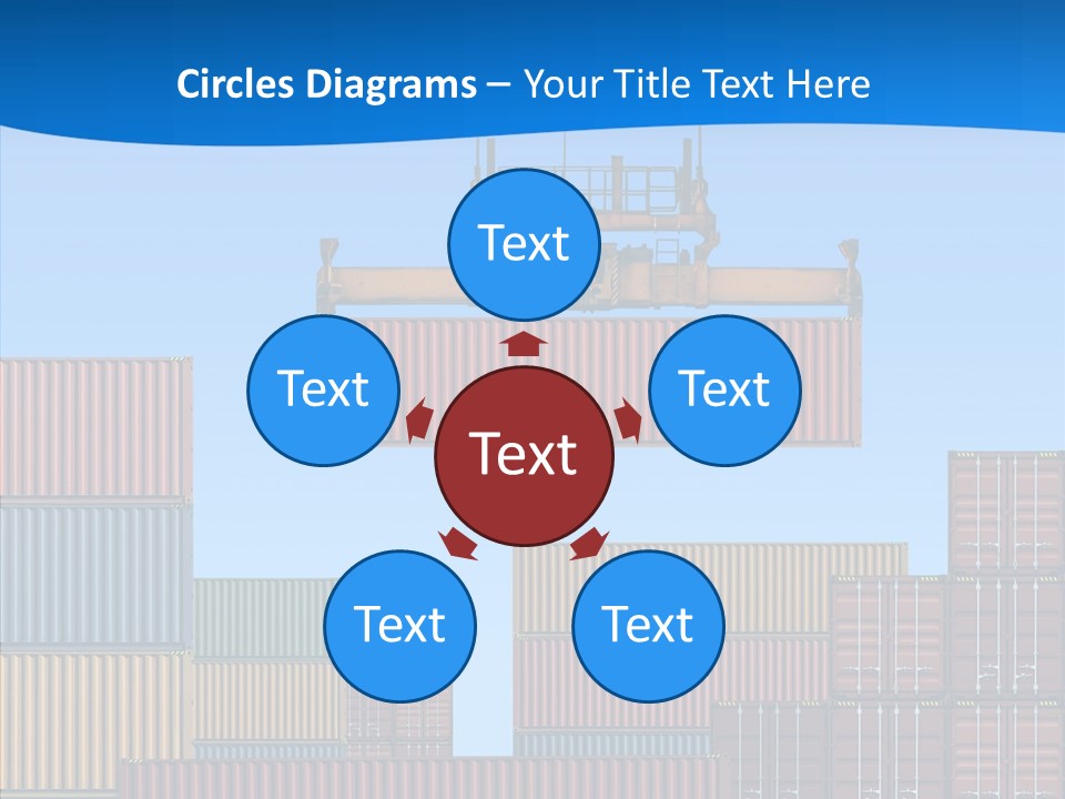 Cargo Crane Logistics PowerPoint Template