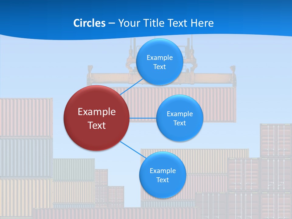 Cargo Crane Logistics PowerPoint Template