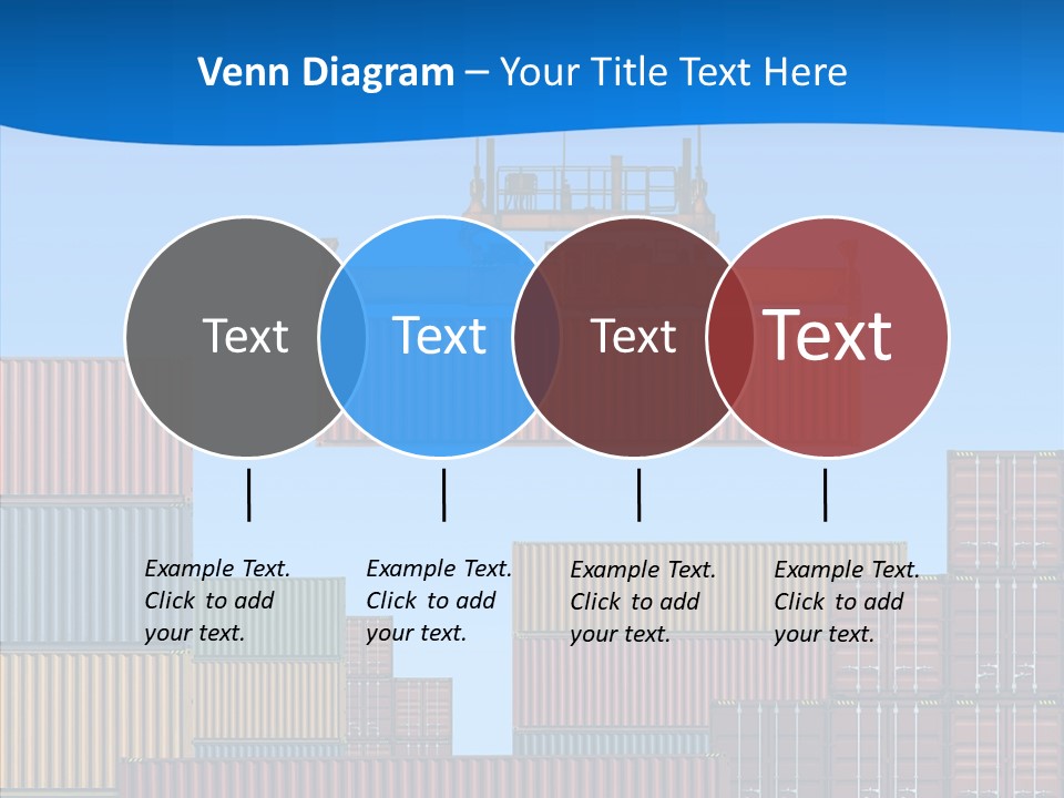 Cargo Crane Logistics PowerPoint Template
