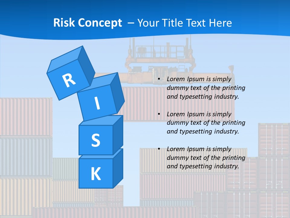 Cargo Crane Logistics PowerPoint Template