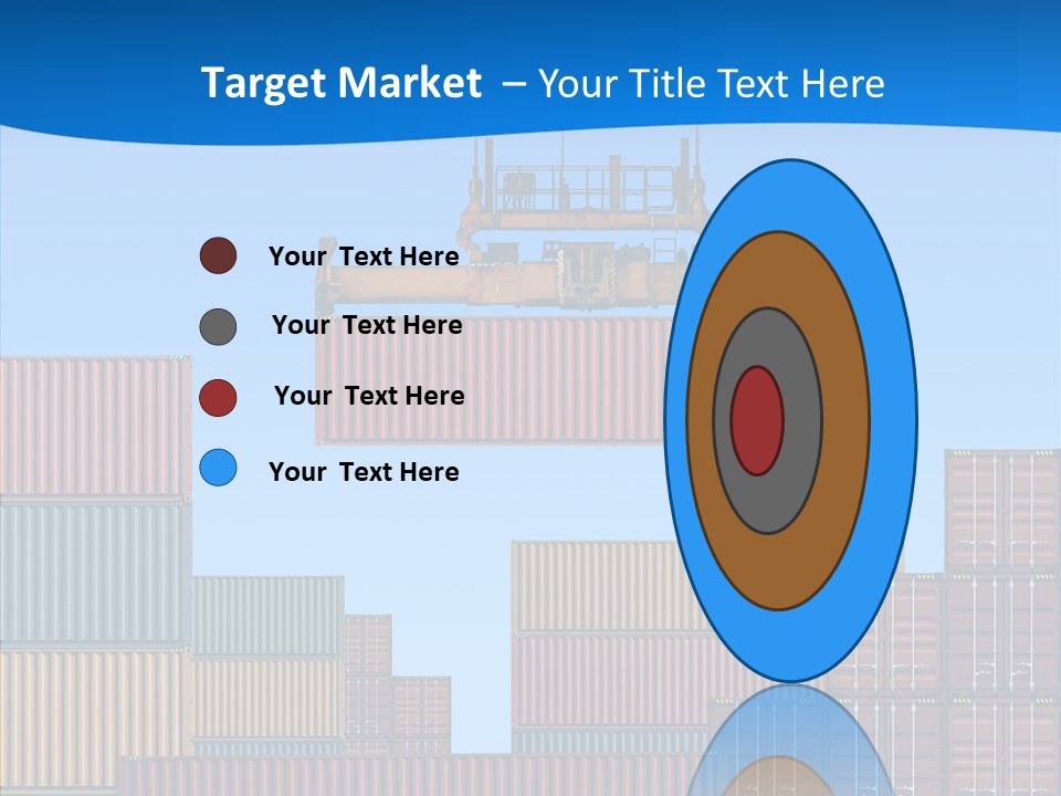 Cargo Crane Logistics PowerPoint Template