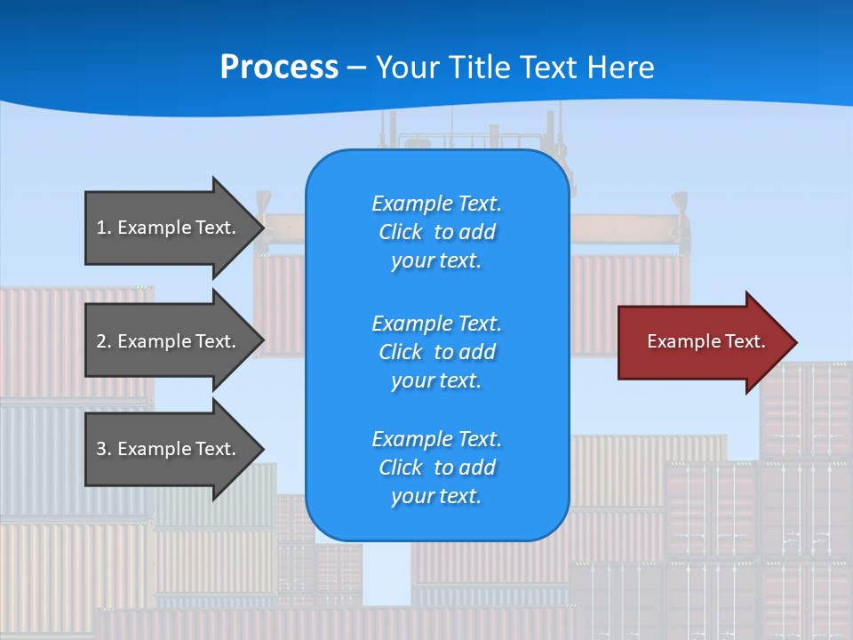 Cargo Crane Logistics PowerPoint Template