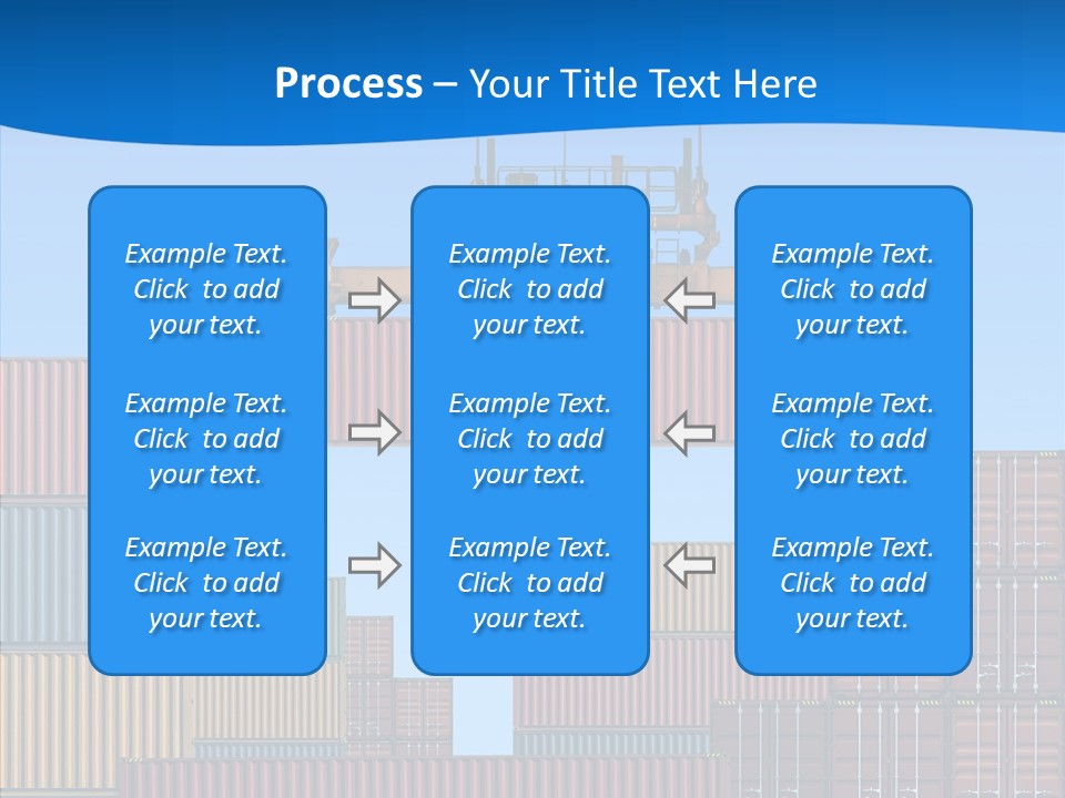 Cargo Crane Logistics PowerPoint Template