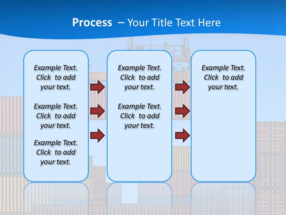 Cargo Crane Logistics PowerPoint Template