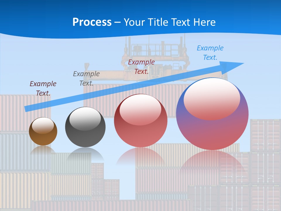 Cargo Crane Logistics PowerPoint Template