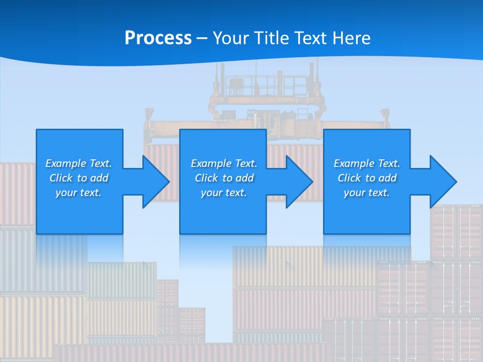 Cargo Crane Logistics PowerPoint Template