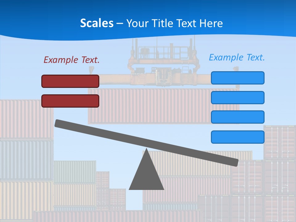 Cargo Crane Logistics PowerPoint Template