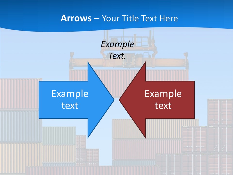 Cargo Crane Logistics PowerPoint Template