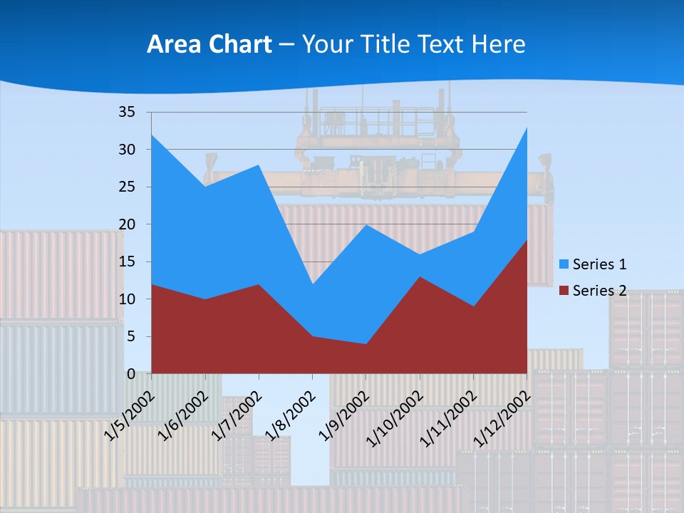 Cargo Crane Logistics PowerPoint Template