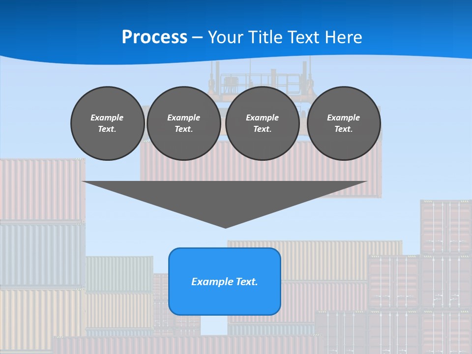 Cargo Crane Logistics PowerPoint Template