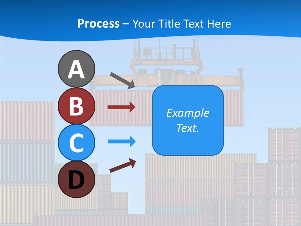 Cargo Crane Logistics PowerPoint Template