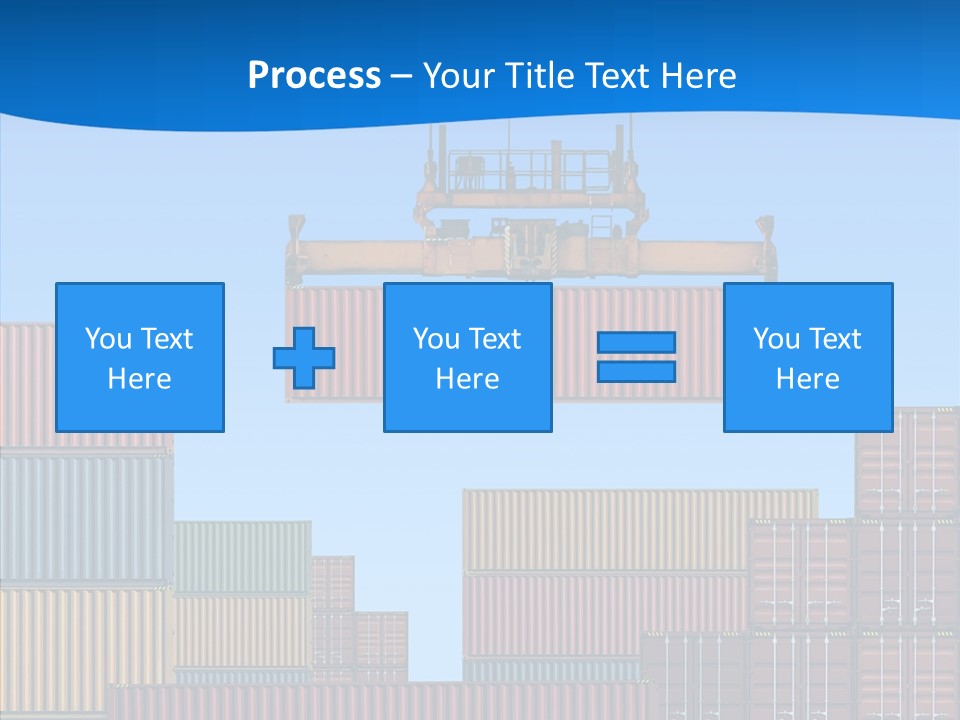 Cargo Crane Logistics PowerPoint Template