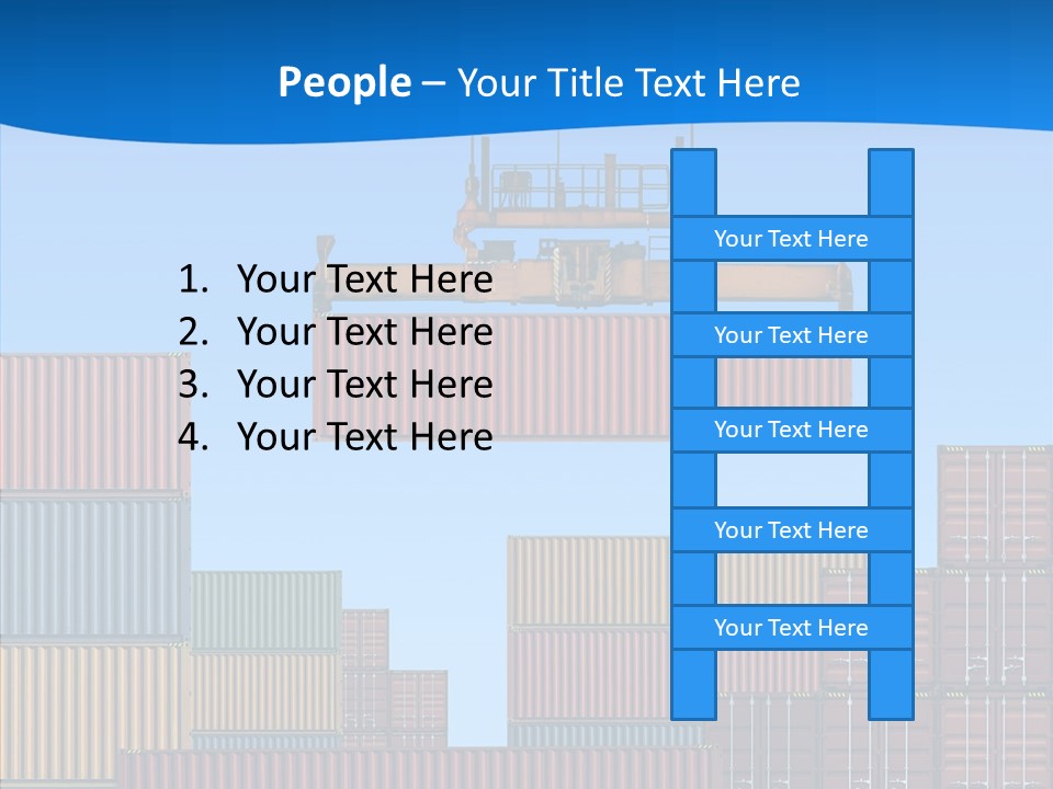Cargo Crane Logistics PowerPoint Template