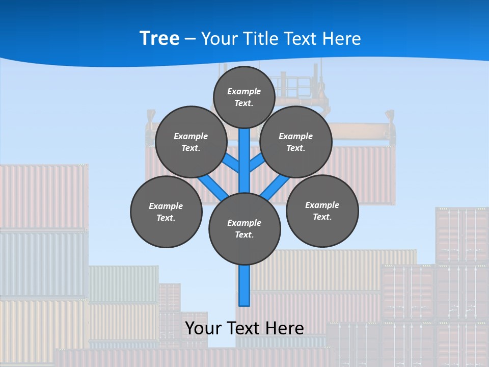 Cargo Crane Logistics PowerPoint Template