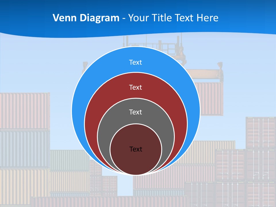 Cargo Crane Logistics PowerPoint Template