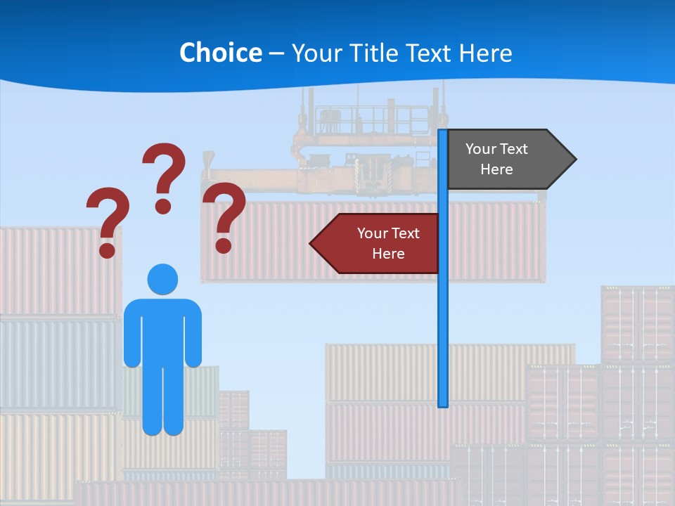 Cargo Crane Logistics PowerPoint Template