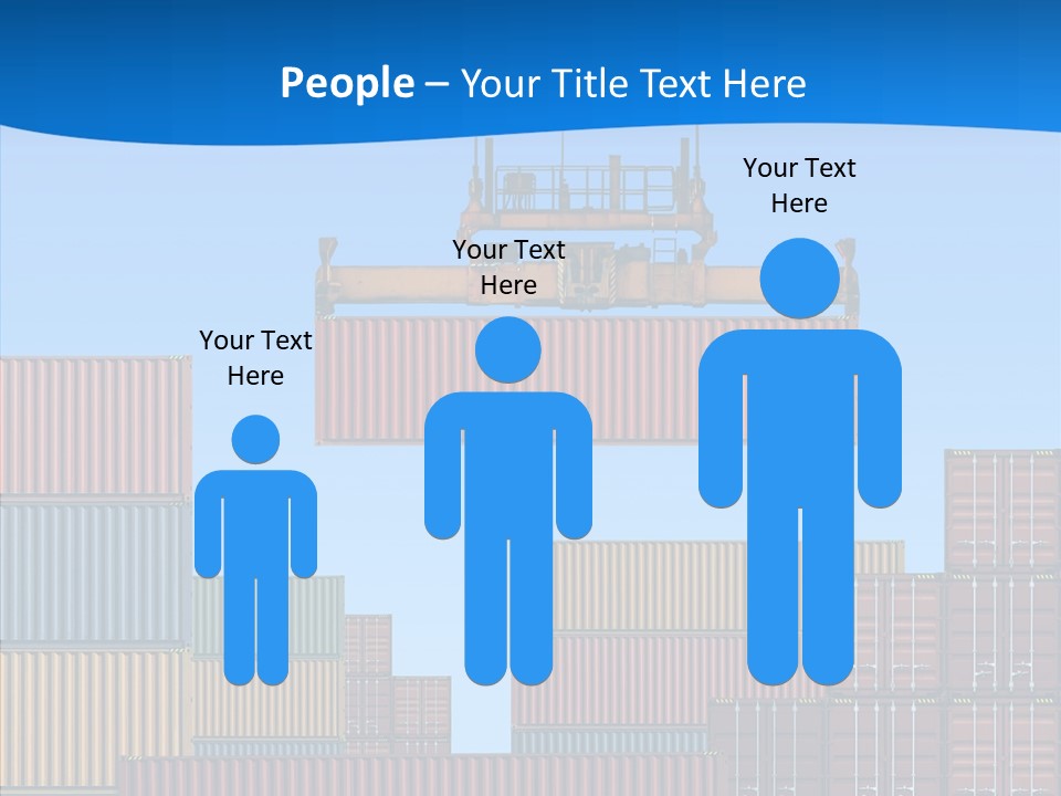 Cargo Crane Logistics PowerPoint Template