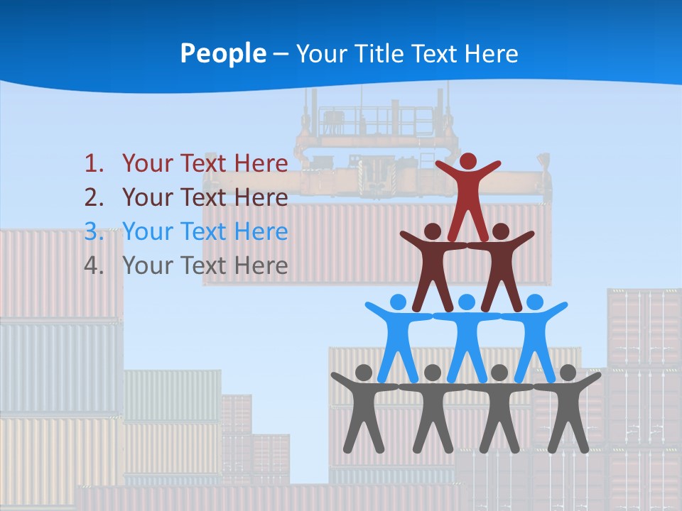 Cargo Crane Logistics PowerPoint Template