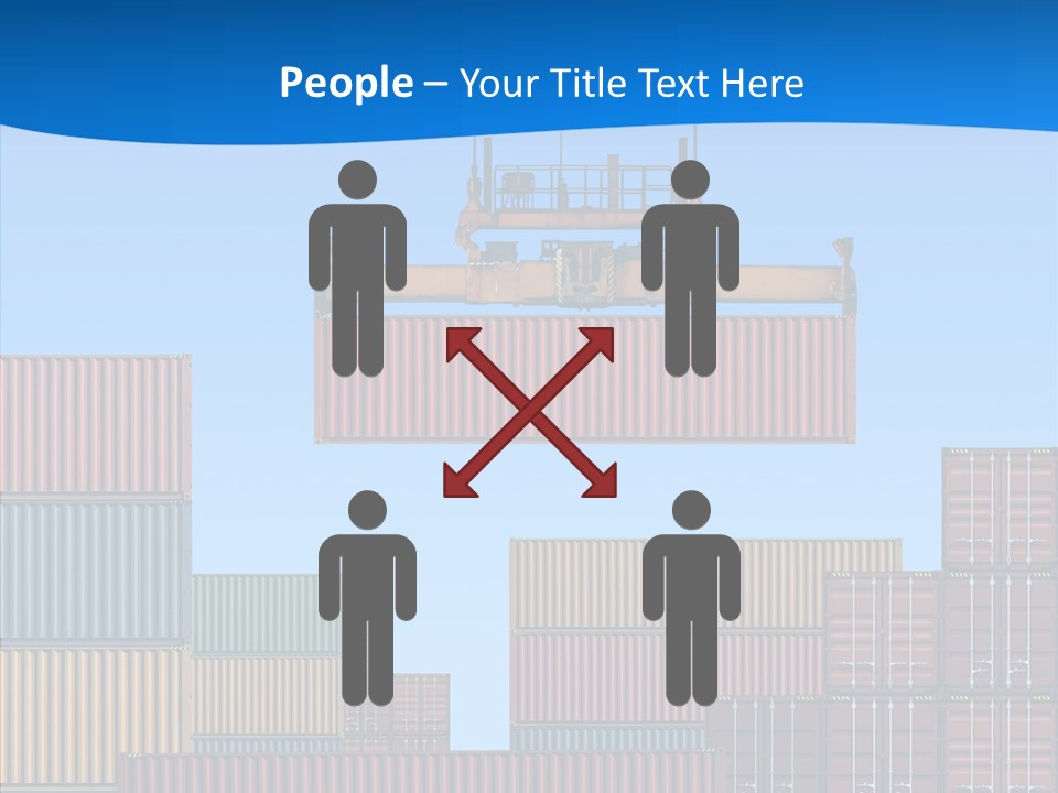 Cargo Crane Logistics PowerPoint Template