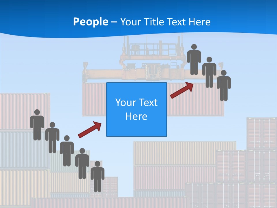 Cargo Crane Logistics PowerPoint Template