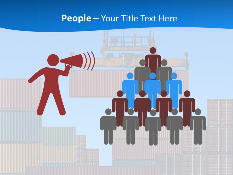 Cargo Crane Logistics PowerPoint Template