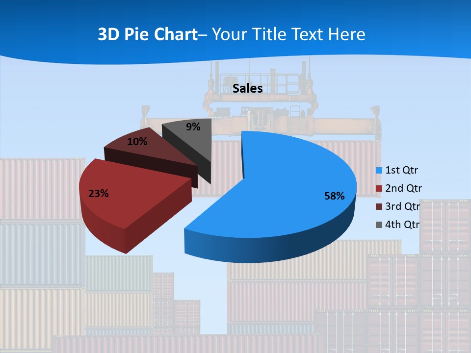 Cargo Crane Logistics PowerPoint Template