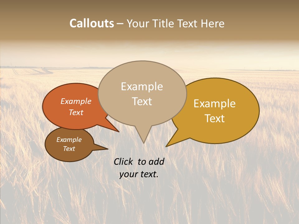 Beautiful Cloud Color PowerPoint Template