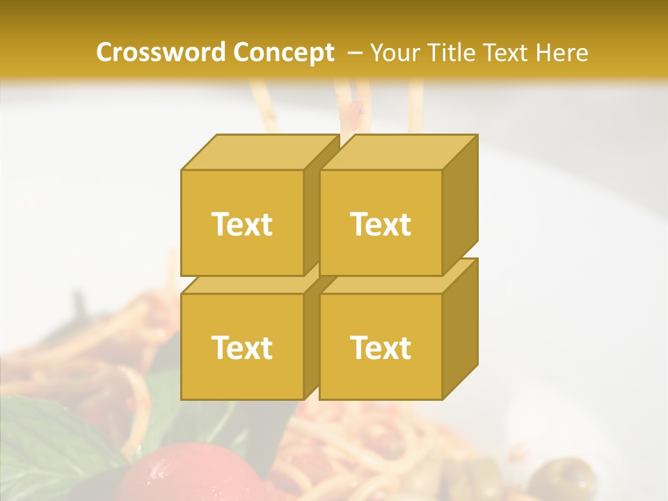 Recipe Delicious Bolognaise PowerPoint Template