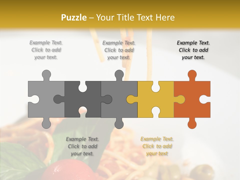 Recipe Delicious Bolognaise PowerPoint Template