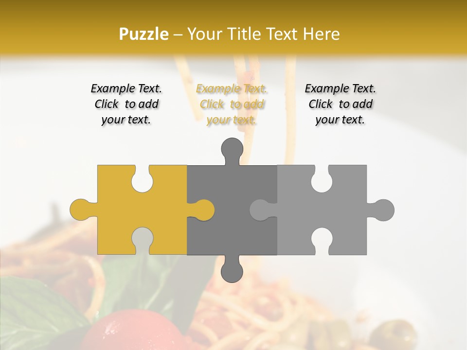 Recipe Delicious Bolognaise PowerPoint Template