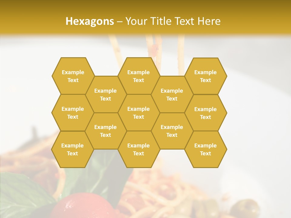 Recipe Delicious Bolognaise PowerPoint Template