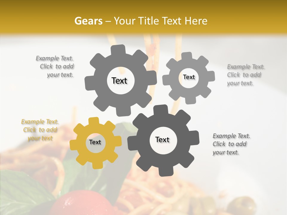 Recipe Delicious Bolognaise PowerPoint Template