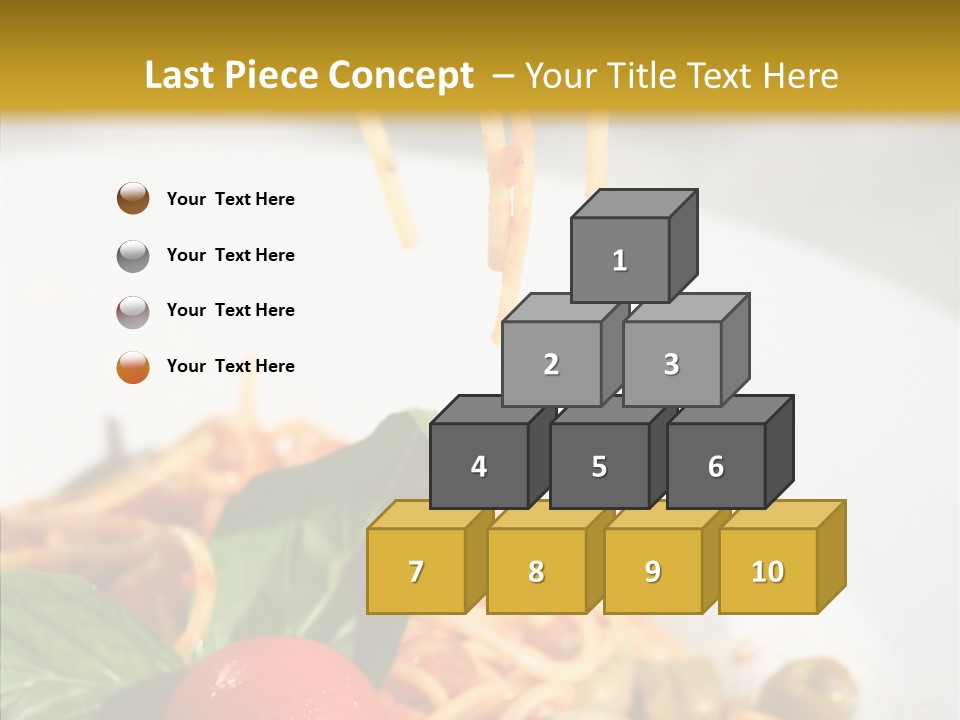 Recipe Delicious Bolognaise PowerPoint Template