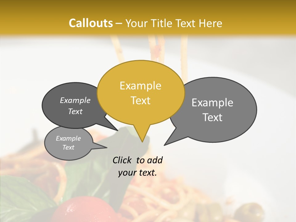 Recipe Delicious Bolognaise PowerPoint Template