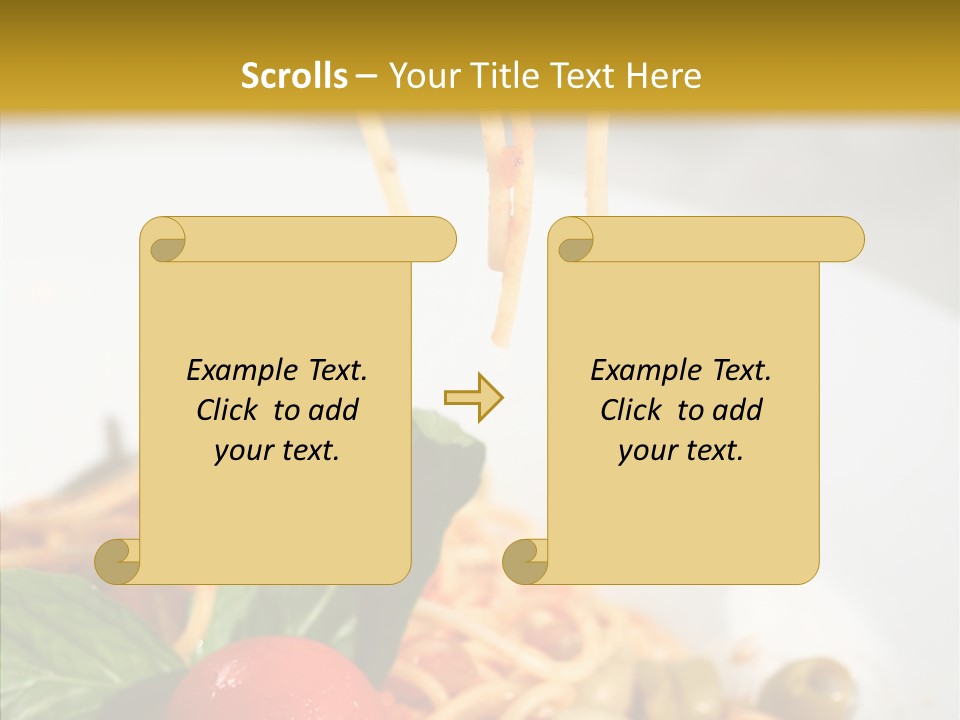 Recipe Delicious Bolognaise PowerPoint Template