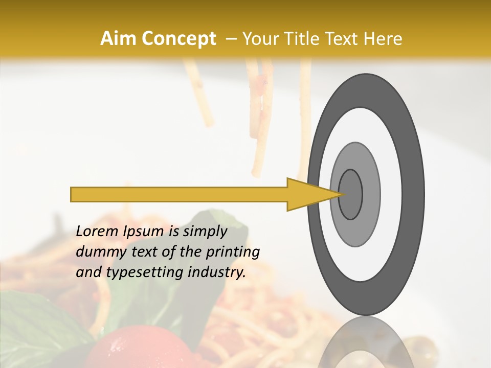 Recipe Delicious Bolognaise PowerPoint Template