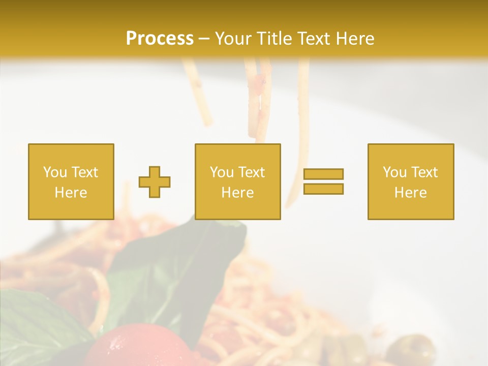 Recipe Delicious Bolognaise PowerPoint Template