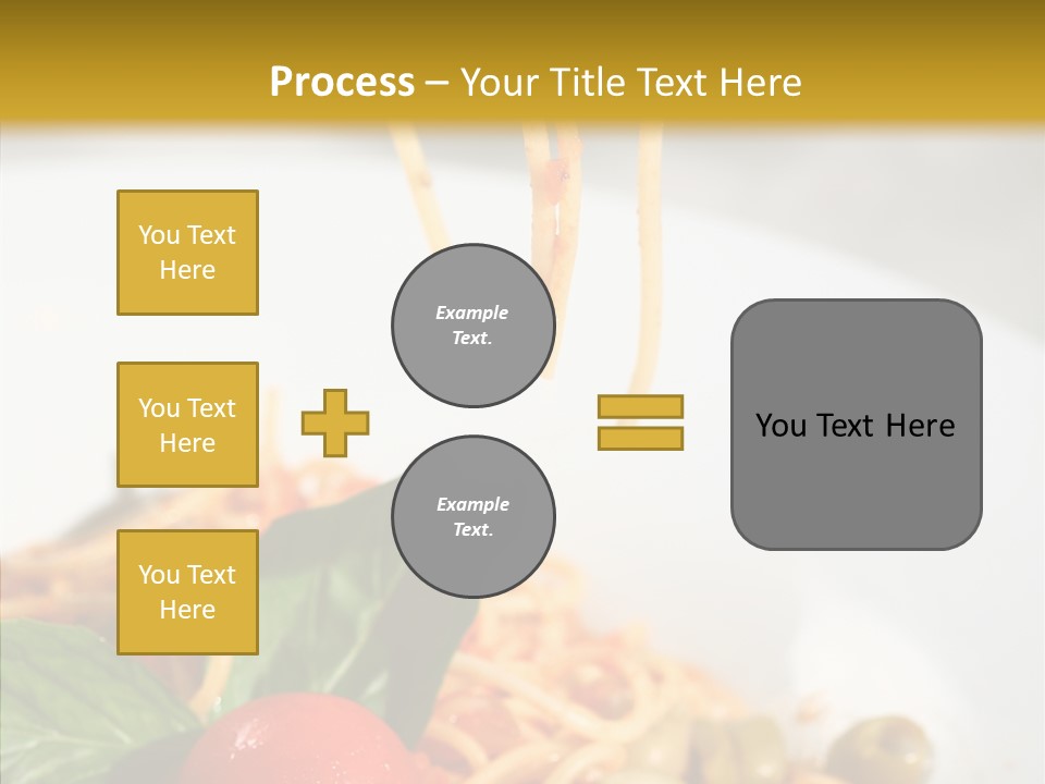 Recipe Delicious Bolognaise PowerPoint Template