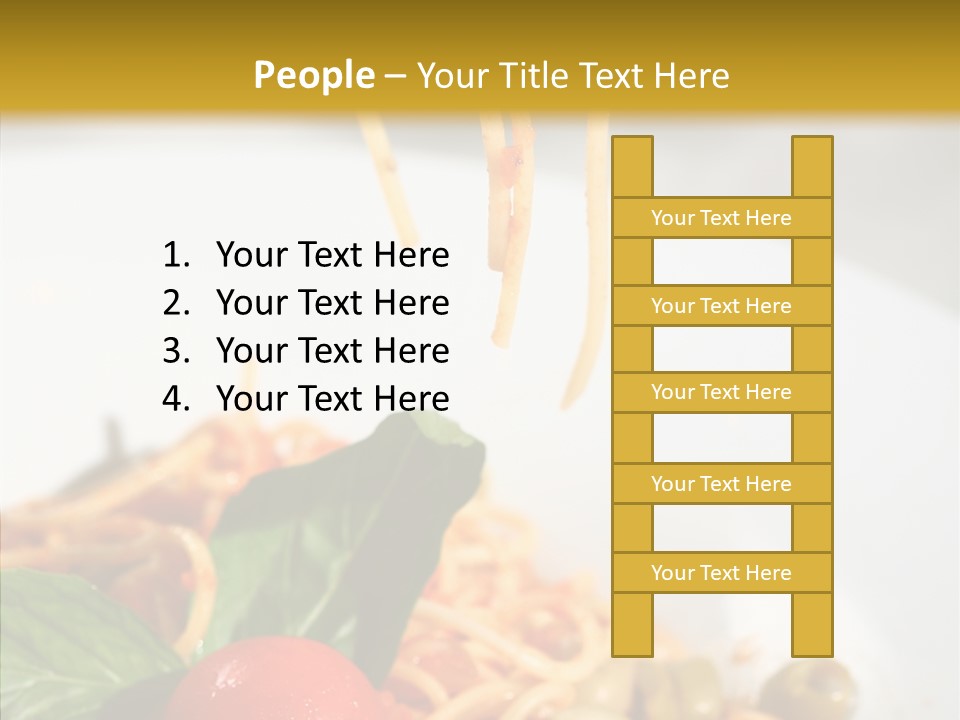 Recipe Delicious Bolognaise PowerPoint Template