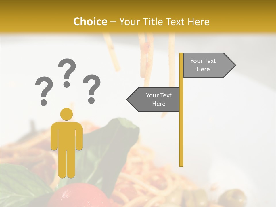 Recipe Delicious Bolognaise PowerPoint Template