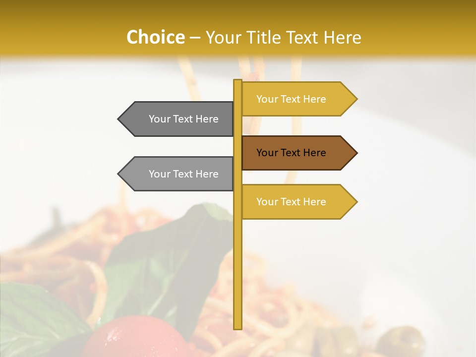 Recipe Delicious Bolognaise PowerPoint Template