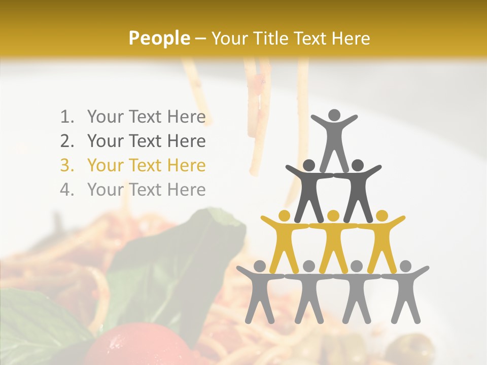 Recipe Delicious Bolognaise PowerPoint Template