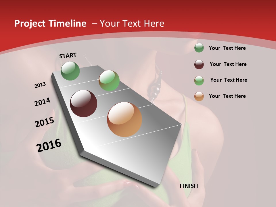 Celebrate Live Lonely PowerPoint Template