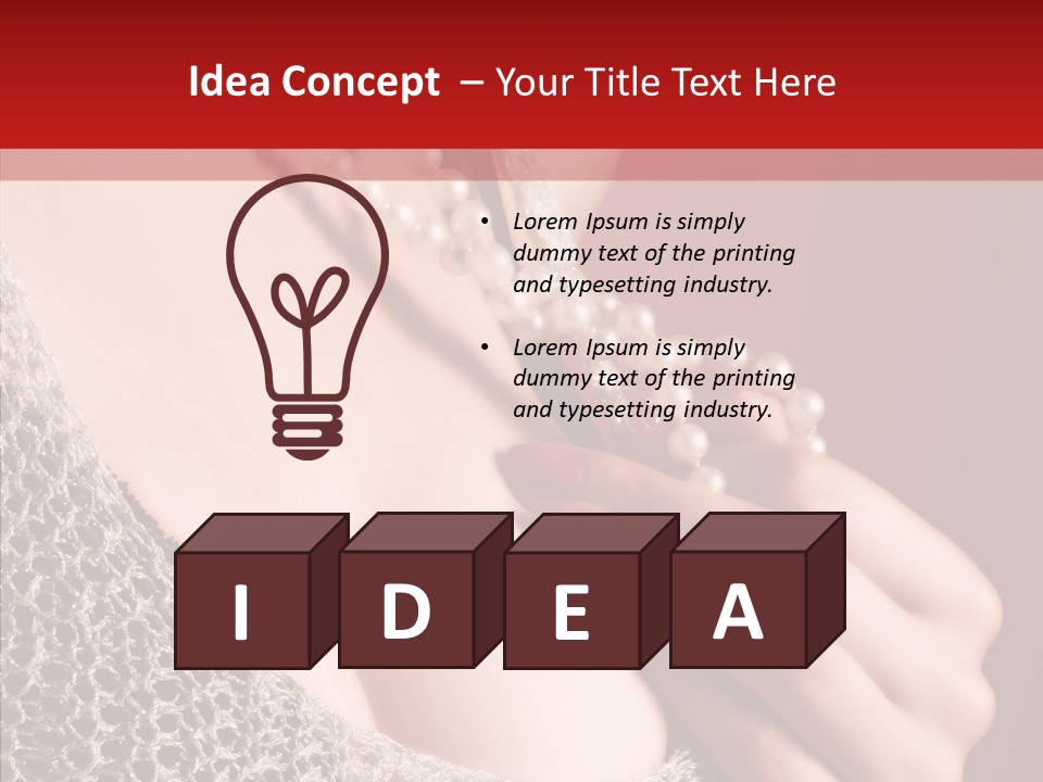 Flirt Lonely Truth PowerPoint Template