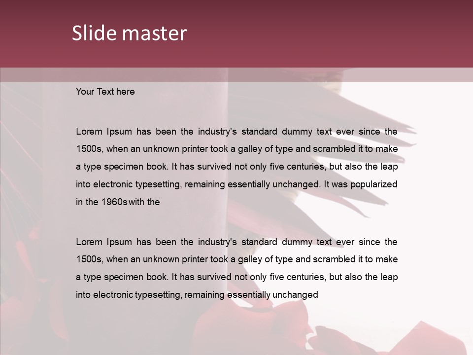 Rose Lit Pamper PowerPoint Template