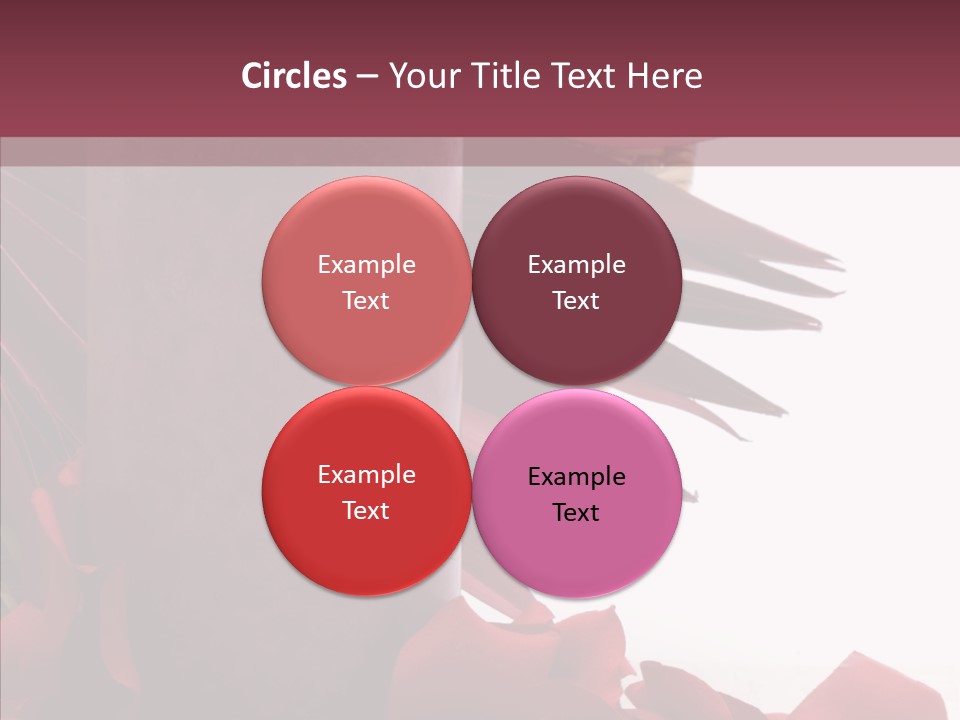 Rose Lit Pamper PowerPoint Template