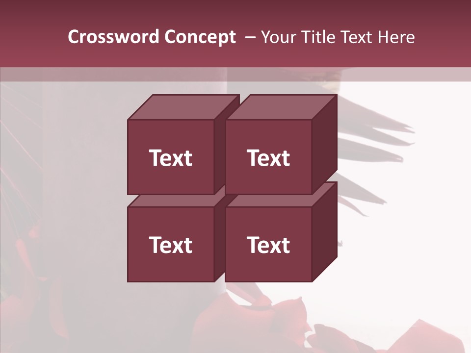 Rose Lit Pamper PowerPoint Template