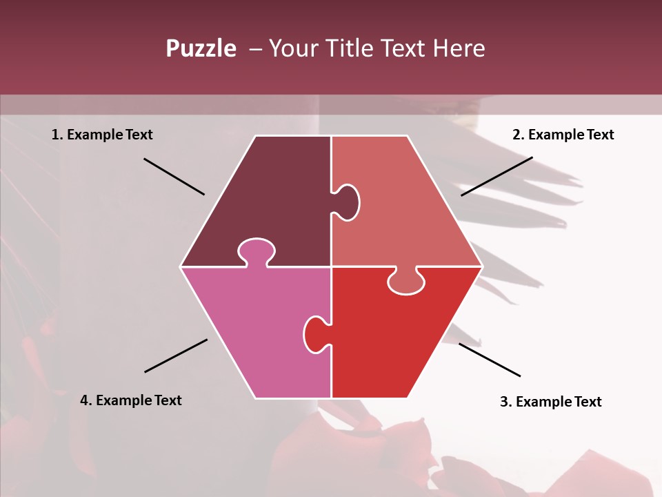 Rose Lit Pamper PowerPoint Template