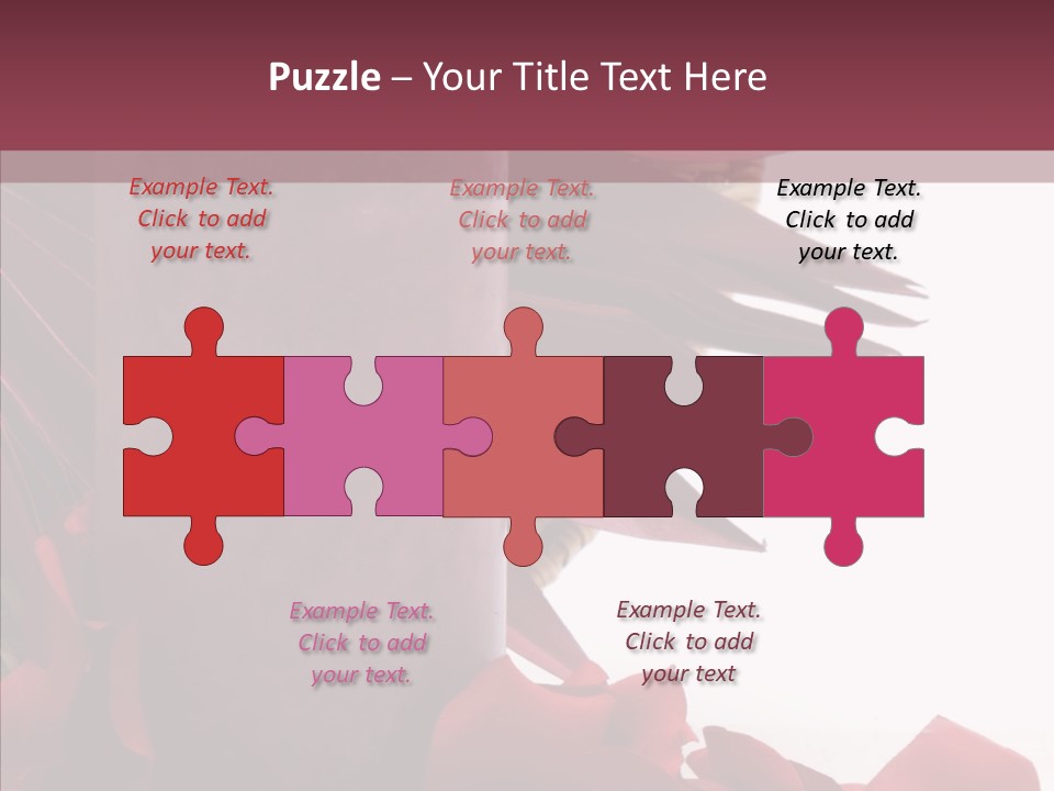 Rose Lit Pamper PowerPoint Template